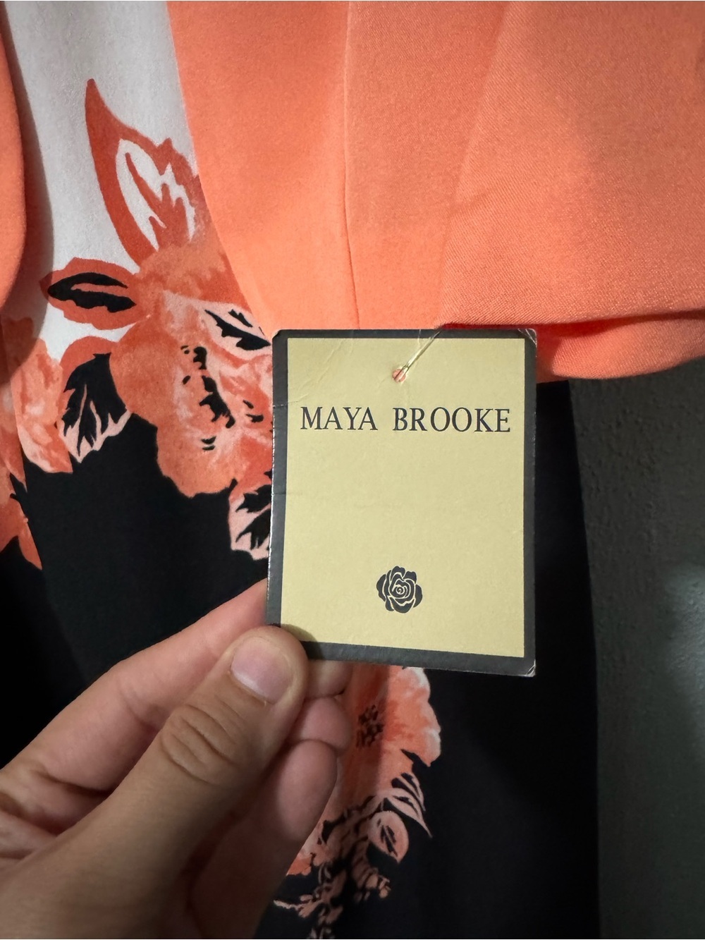 NWT Maya Brooke Coral Jacket Dress Set Size 6P - Picture 5 of 6